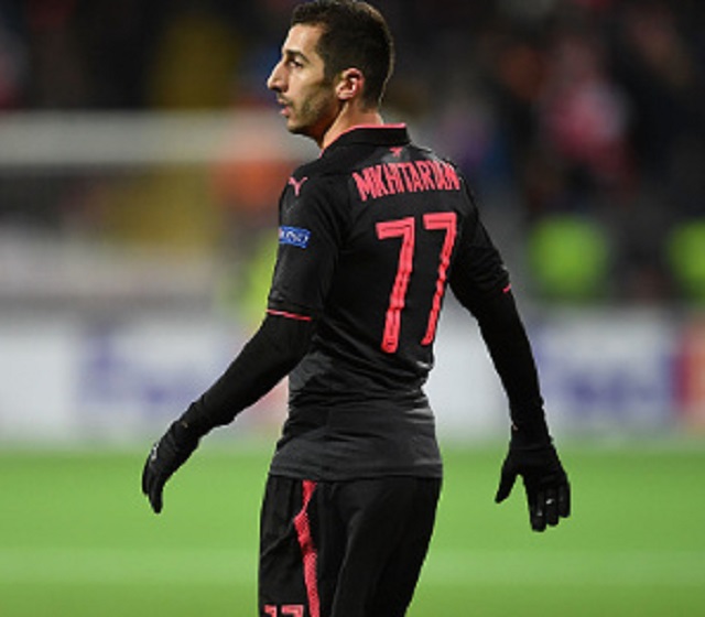 Henrikh Mkhitaryan to play under number 77