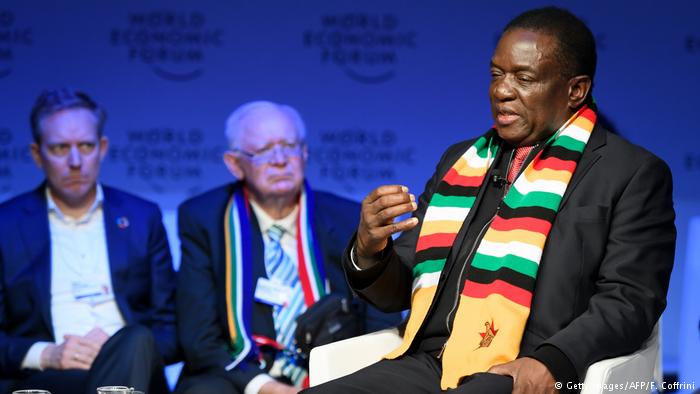 President Mnangagwa at the World Economic Forum in Davos, Switzerland recently
