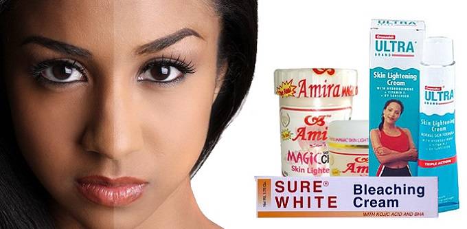 Woman jailed over skin-lightening creams