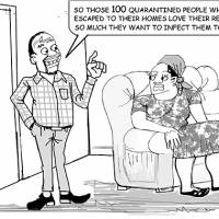 Cartoon: Rationale of quarantine escapees