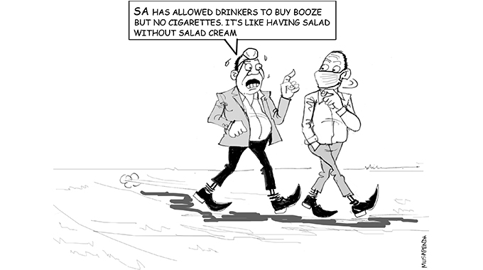 Cartoon: South Africa lifts alcohol ban