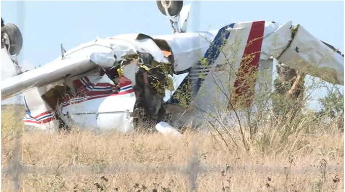 Two Airforce pilots die in plane crash