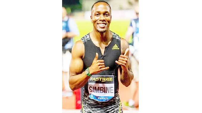 Can Simbine take over 100m baton from Bolt?