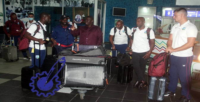 Windies arrive in Zimbabwe for Test series