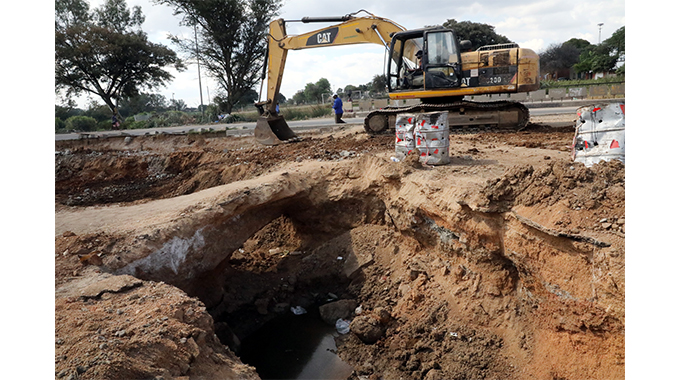 Luveve Road works  test Bulawayo engineers