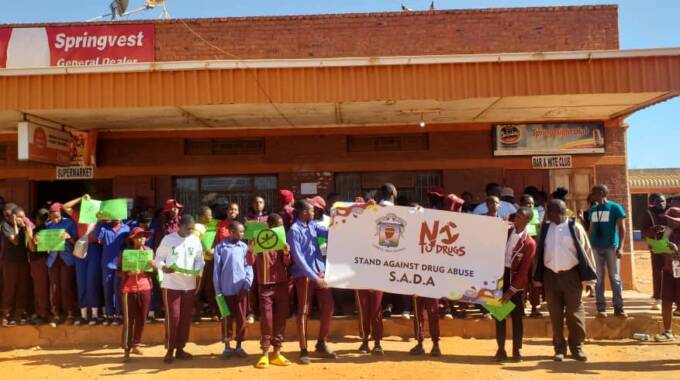 Loreto High learners march against drug and substance abuse