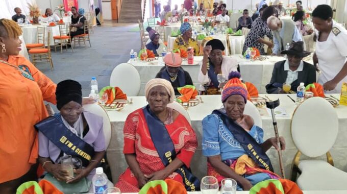 Over 60 Centenarians celebrated through party